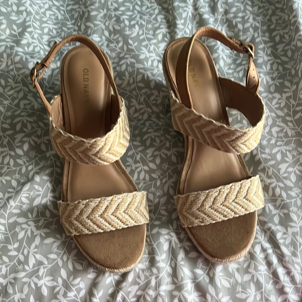 Old navy wedges. Never worn, run a bit small